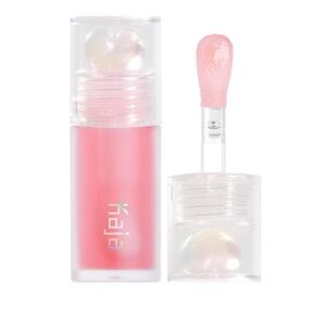 Kaja Juicy Glass Instant Hydrating & Plumping Lip Oil Rose Hip 4ml NWT